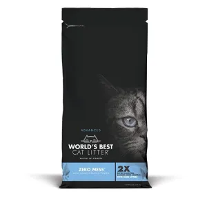 World's Best Cat Litter Blue Bag Zero Mess Clumping Litter Cat Litter - 24 lb Bag