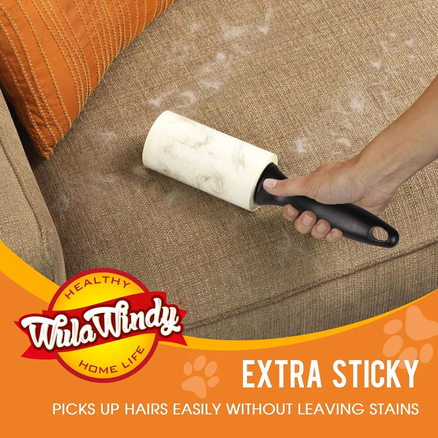 WulaWindy Lint Roller, Lint Roller for Pet Hair, Extra Sticky Lint Rollers Pet Hair Remover for Clothes, Work Great on Pet Hair Value Pack (21 Pack)